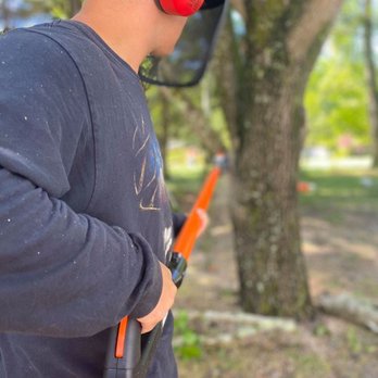TreeCare - With Hours and Hours of Training We try to Better our Product! Here is Arron raising the Elevation on a Bradford Pear! - Tree Services Near Me