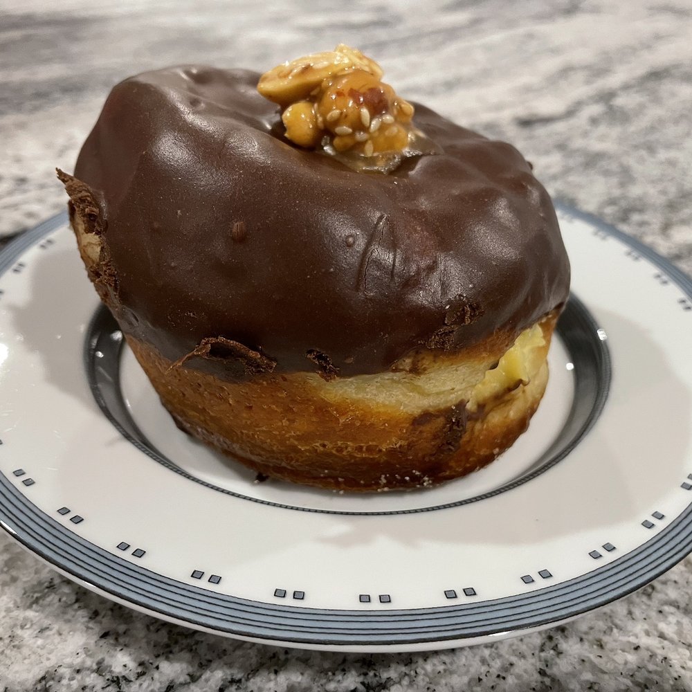 Donut Stand - A bit like a Boston crème, but tahini custard and bourbon nuts on top. - Pop-up Shops Near Me - Hopkinton, Massachusetts Donut Stand - A bit like a Boston crème, but tahini custard and bourbon nuts on top. - Pop-up Shops Near Me - Hopkinton, Massachusetts
