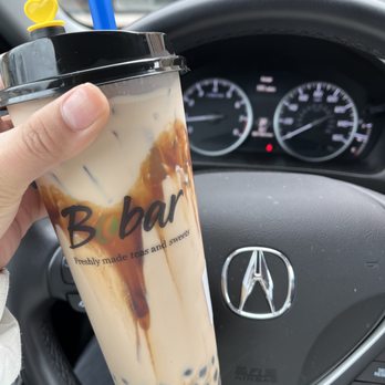 Bobar - Brown sugar milk tea 100% sugar with boba - Bubble Tea Near Me - Elk Grove Village, Illinois Bobar - Brown sugar milk tea 100% sugar with boba - Bubble Tea Near Me - Elk Grove Village, Illinois