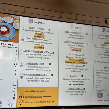Goodland Waffles & Melts - Food menu - Waffles Near Me - Santa Barbara, California Goodland Waffles & Melts - Food menu - Waffles Near Me - Santa Barbara, California