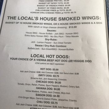 The Local - The left side of the menu. - Dive Bars Near Me - Atlanta, Georgia The Local - The left side of the menu. - Dive Bars Near Me - Atlanta, Georgia
