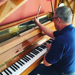 Ashly Piano Crafts - Tuning an upright piano.