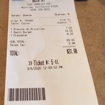 Basin 141 - The bill - Pubs Near Me - Montrose, California Basin 141 - The bill - Pubs Near Me - Montrose, California