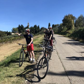 Tuscany Bike Tours - Our group. We nicknamed the guy in red shorts "Iron Legs" - Tours Near Me - Florence, FI