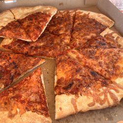 Little Caesars Pizza - Burnt cheese pizza