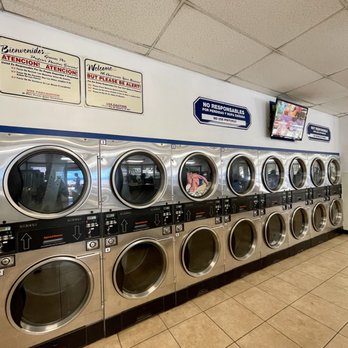 Launderland Coin Laundry - Row of dryers - Laundromat Near Me - Costa Mesa, California