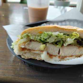 Onions & Cilantro - Torta de milanesa/ breaded chicken steak sammich - Mexican Near Me - Chicago, Illinois Onions & Cilantro - Torta de milanesa/ breaded chicken steak sammich - Mexican Near Me - Chicago, Illinois