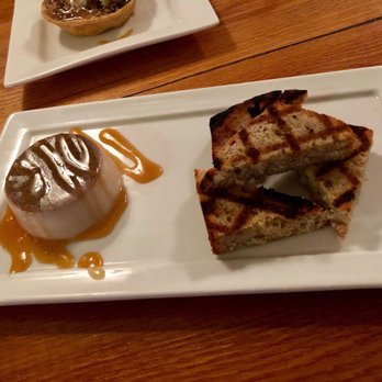 Streets On Carson - Panna Cotta with Grilled Banana Bread (Very Good) - Cocktail Bars Near Me - Pittsburgh, Pennsylvania Streets On Carson - Panna Cotta with Grilled Banana Bread (Very Good) - Cocktail Bars Near Me - Pittsburgh, Pennsylvania