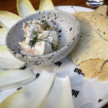 Birba - Smoked Salmon Dip with endive and crackers at Birba in San Francisco. - Wine Bars Near Me - San Francisco, California Birba - Smoked Salmon Dip with endive and crackers at Birba in San Francisco. - Wine Bars Near Me - San Francisco, California