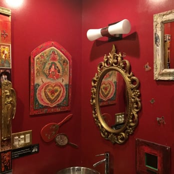 Screaming Banshee Pizza - Eclectic unisex bathroom - Pizza Near Me - Bisbee, Arizona Screaming Banshee Pizza - Eclectic unisex bathroom - Pizza Near Me - Bisbee, Arizona