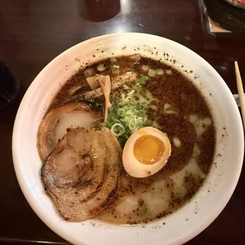 Hachioji Craft Ramen - Tonkotsu Yama(Black Garlic Flavor) - Ramen Near Me - Los Angeles, California Hachioji Craft Ramen - Tonkotsu Yama(Black Garlic Flavor) - Ramen Near Me - Los Angeles, California