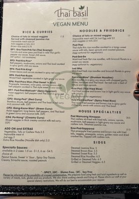 Menu photo 1 Thai Basil Sacramento, CA