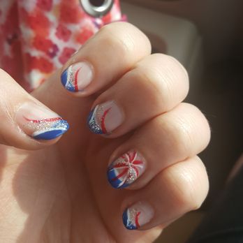 Jenny's Salon - CaityMae 4th of July Nails - Hair Salons Near Me - Mechanicsburg, Pennsylvania