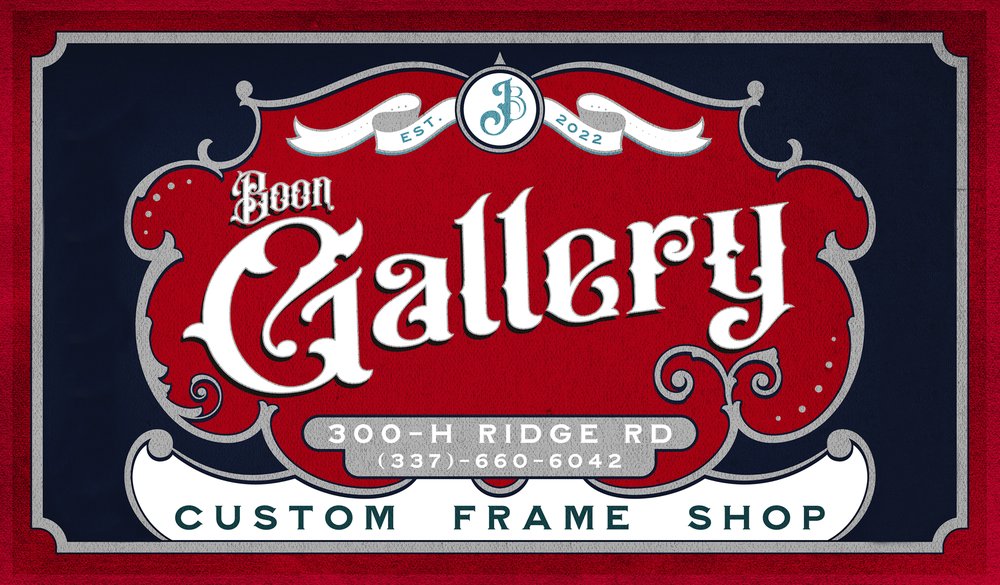 BOON GALLERY CUSTOM FRAME SHOP 300 H Ridge Rd, Lafayette, Louisiana
