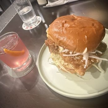 Minhwa Spirits - Get this chicken sandwich. They use the thigh so it comes out a bit more juicy and tender than the traditional breast filet. - Coffee & Tea Near Me - Doraville, Georgia