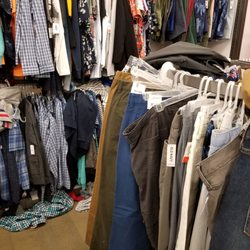 Old Navy - Messy men's section.