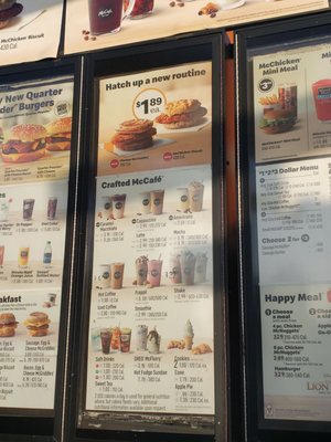 Menu photo 1 McDonald's Castro Valley, CA