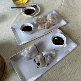 Fried fish roll and Shrimp roll