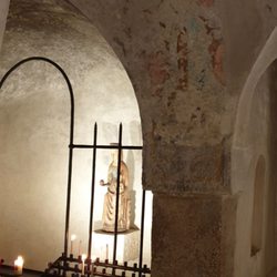 Hoher Dom Mariä Heimsuchung - Wandmalerei in der Gruft