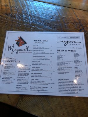 Menu photo 4 Mayawell Bar Birmingham, AL