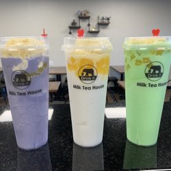 Drink it milk tea house - Taro , Coconut, Honeydew