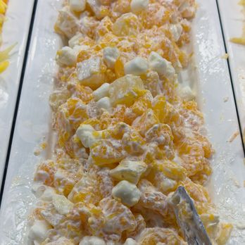 Charcoal Grill & Modern Buffet - "Orange Pudding" (Oranges and marshmallows) - Buffets Near Me - Queens, New York Charcoal Grill & Modern Buffet - "Orange Pudding" (Oranges and marshmallows) - Buffets Near Me - Queens, New York