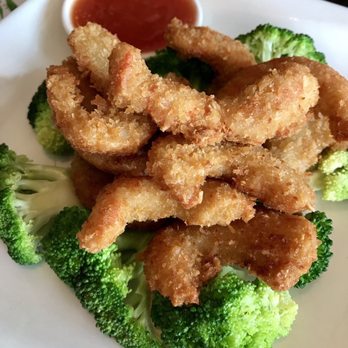 Veggie Heaven - Crispy Coconut Shrimp close up - Vegetarian Near Me - Montclair, New Jersey