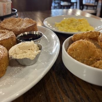 Good Lookin' - Churro French toast, eggs and tater tots - Breakfast & Brunch Near Me - Omaha, Nebraska Good Lookin' - Churro French toast, eggs and tater tots - Breakfast & Brunch Near Me - Omaha, Nebraska