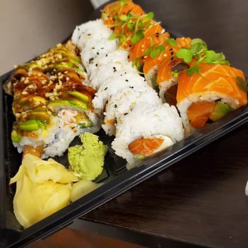 Sen Sushi - Sushi Sen Rolls: Tiger, Philly and Truffle Salmon Rolls. Super happy with my Sushi :D - Sushi Bars Near Me - Rosemead, California Sen Sushi - Sushi Sen Rolls: Tiger, Philly and Truffle Salmon Rolls. Super happy with my Sushi :D - Sushi Bars Near Me - Rosemead, California