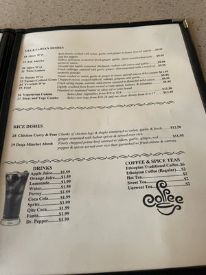 Menu photo 5 Gojo Ethiopian Nashville, TN