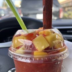 La Michoacana Ice Cream - Paleta de Mango con chamoy redonda