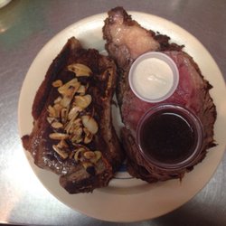 Stockyard Diner - 1 pound Ribeye steak and Prime Rib.
