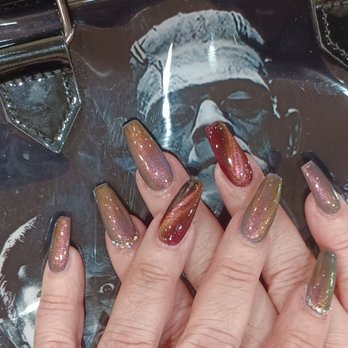 Royal nails & spa Upland - Love my cateye nails with diamonds great job as always ask for Helen - Nail Salons Near Me - Upland, California Royal nails & spa Upland - Love my cateye nails with diamonds great job as always ask for Helen - Nail Salons Near Me - Upland, California