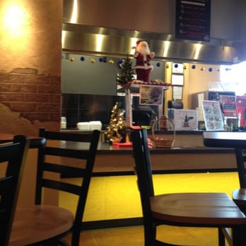 Valentino's Pizza - a restaurant counter and chairs - Pizza Near Me - La Vista, Nebraska