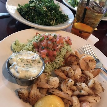Fresh Chef Kitchen - Herb Shrimp with cilantro rice and a side of Kale Salad - New American Near Me - Cornelius, North Carolina Fresh Chef Kitchen - Herb Shrimp with cilantro rice and a side of Kale Salad - New American Near Me - Cornelius, North Carolina