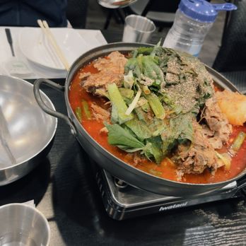 Gamjagol - The Large Gamjatang plus the bowl for the bones. - Korean Near Me - Buena Park, California