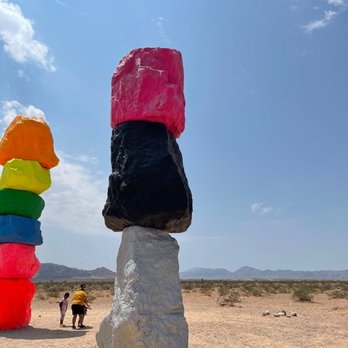 Seven Magic Mountains - Public Art Near Me - Las Vegas, Nevada Seven Magic Mountains - Public Art Near Me - Las Vegas, Nevada