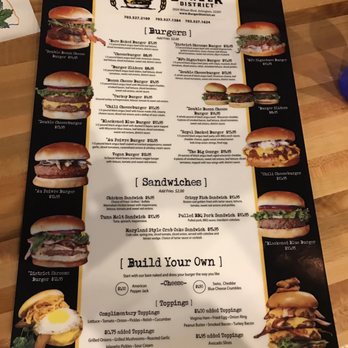 Burger District  - Burgers Near Me - Arlington, Virginia