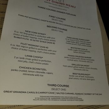 CHOP - Steakhouses Near Me - Sister Bay, Wisconsin