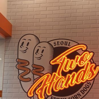 Two Hands Corn Dogs - Wall decor - Korean Near Me - Round Rock, Texas Two Hands Corn Dogs - Wall decor - Korean Near Me - Round Rock, Texas