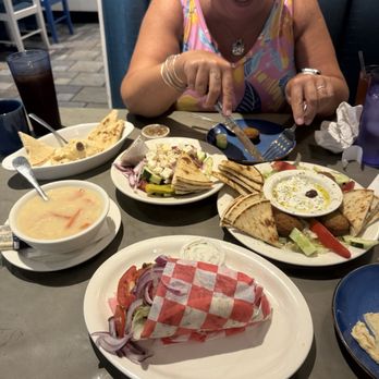 Athens Kouzzina - greek Lemon Chicken Soup, Falafel, salad, hummus... so good!! - Greek Near Me - Lawrenceville, Georgia Athens Kouzzina - greek Lemon Chicken Soup, Falafel, salad, hummus... so good!! - Greek Near Me - Lawrenceville, Georgia