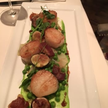The Grant Grill - Sea Scallops, English Pea Puree, Braised Fennel, Prosciutto, Fresh Figs, Fig Vincotto - Diners Near Me - San Diego, California The Grant Grill - Sea Scallops, English Pea Puree, Braised Fennel, Prosciutto, Fresh Figs, Fig Vincotto - Diners Near Me - San Diego, California