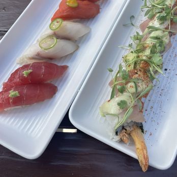 Bamboo Sushi - 2 Piece Tuna nigiri 2 piece hamachi nigiri 2 Piece MSC Wild Coho Salmon The unicorn roll - Sushi Bars Near Me - Denver, Colorado Bamboo Sushi - 2 Piece Tuna nigiri 2 piece hamachi nigiri 2 Piece MSC Wild Coho Salmon The unicorn roll - Sushi Bars Near Me - Denver, Colorado