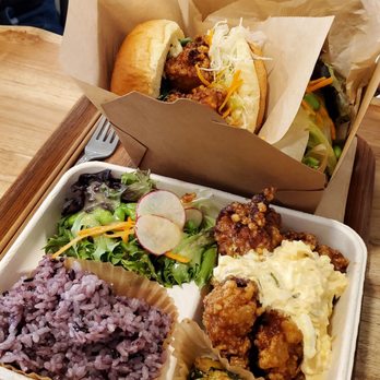 ACRE - Chicken Karrage Sandwich and Chicken Karaage Bento Box - Breakfast & Brunch Near Me - Brooklyn, New York
