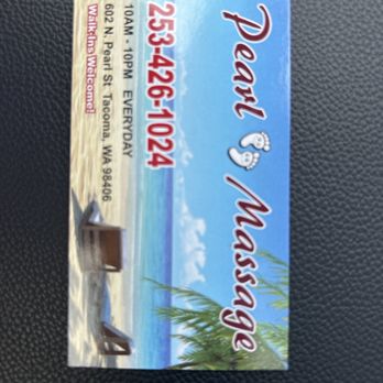 Pearl Massage - Business card - Reflexology Near Me - Tacoma, Washington Pearl Massage - Business card - Reflexology Near Me - Tacoma, Washington