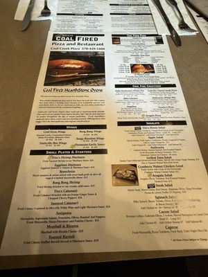 Menu photo 1 Vito's Coal Fired Pizza & Restaurant St Clair, PA Menu photo 1 Vito's Coal Fired Pizza & Restaurant St Clair, PA