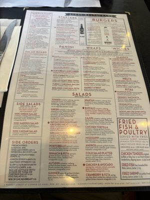 Menu photo 1 Alex's Restaurant Poughkeepsie, NY