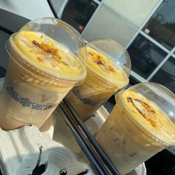 Snowbee Tea Station - Brûlée milk tea. The taste is excellent and highly recommended. - Bubble Tea Near Me - Sacramento, California Snowbee Tea Station - Brûlée milk tea. The taste is excellent and highly recommended. - Bubble Tea Near Me - Sacramento, California