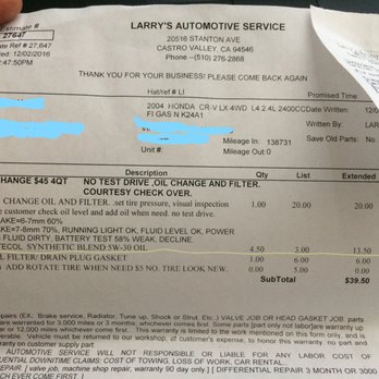Larry's Automotive Service - 5w-20 is now 5w-30 - Auto Repair Near Me - Castro Valley, California Larry's Automotive Service - 5w-20 is now 5w-30 - Auto Repair Near Me - Castro Valley, California