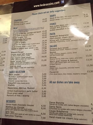 Menu photo 5 Les Brassins Ixelles, BRU